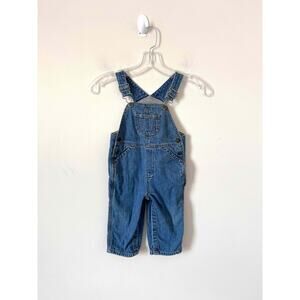 Gap Baby Toddler Lined Denim Overalls Jeans Blue Size 18-24 months